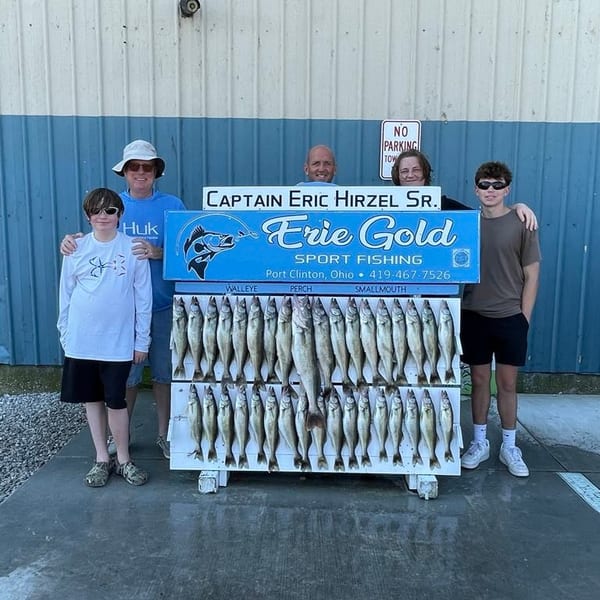 Erie Gold group with catch