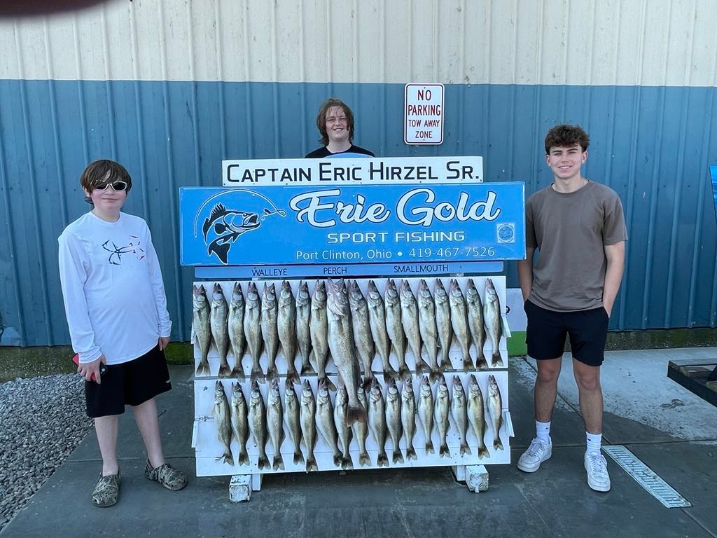 Fishing on Lake Erie