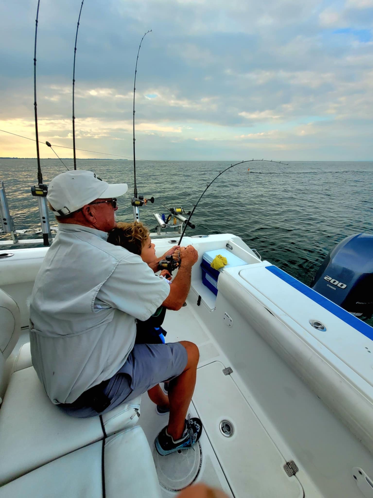 Captain Eric with fishing group